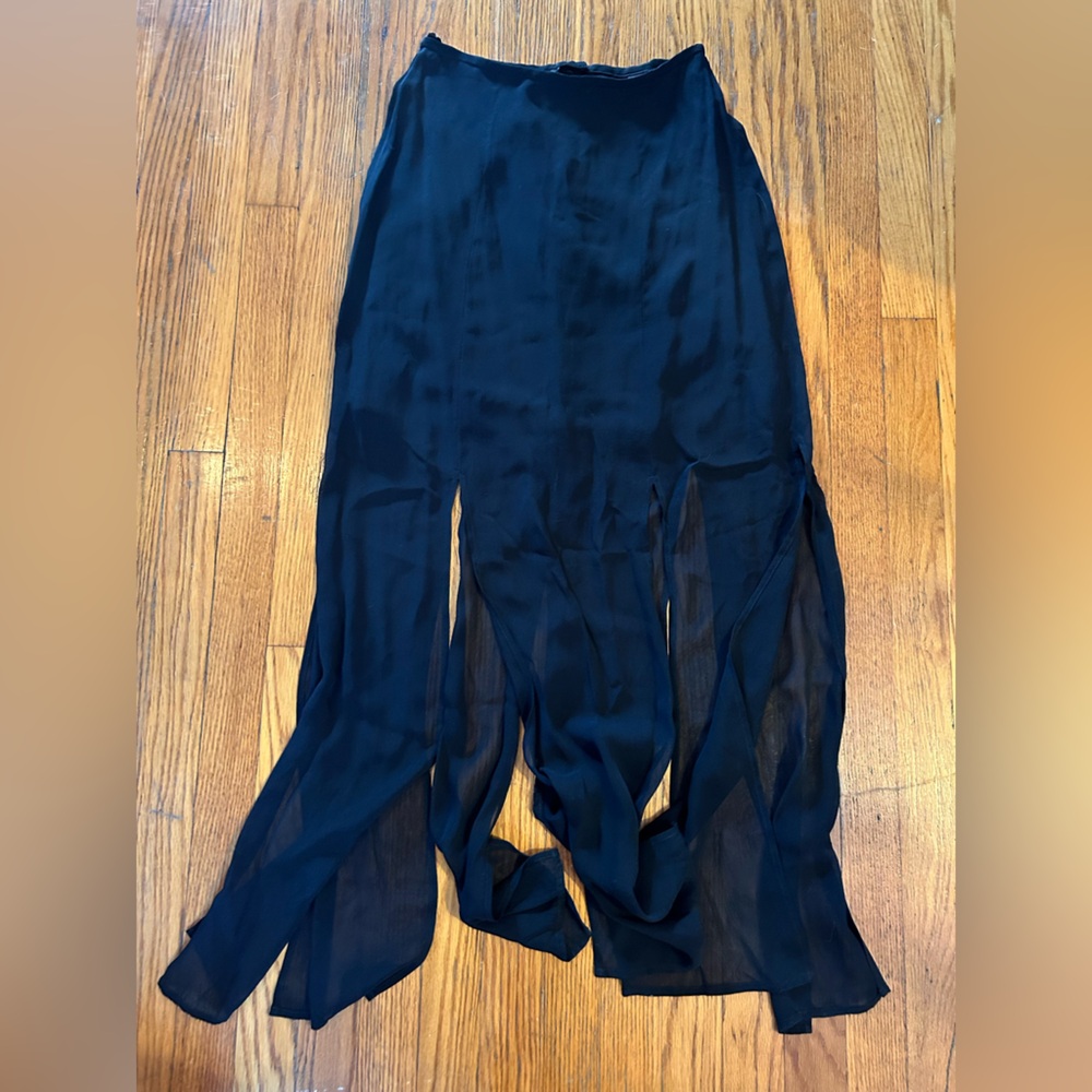 Tadashi Shoji Black Maxi Skirt
